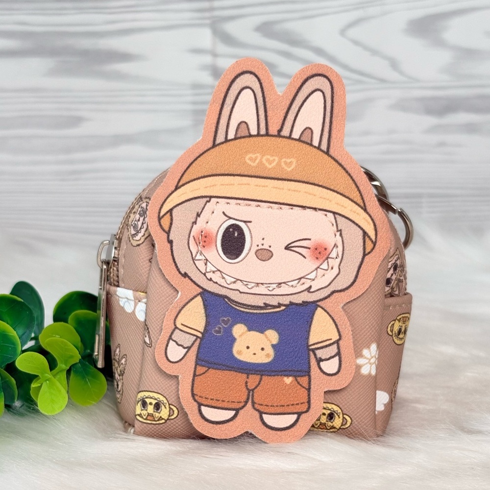 Monster Character Mini Backpack Keychain/Bag Charm